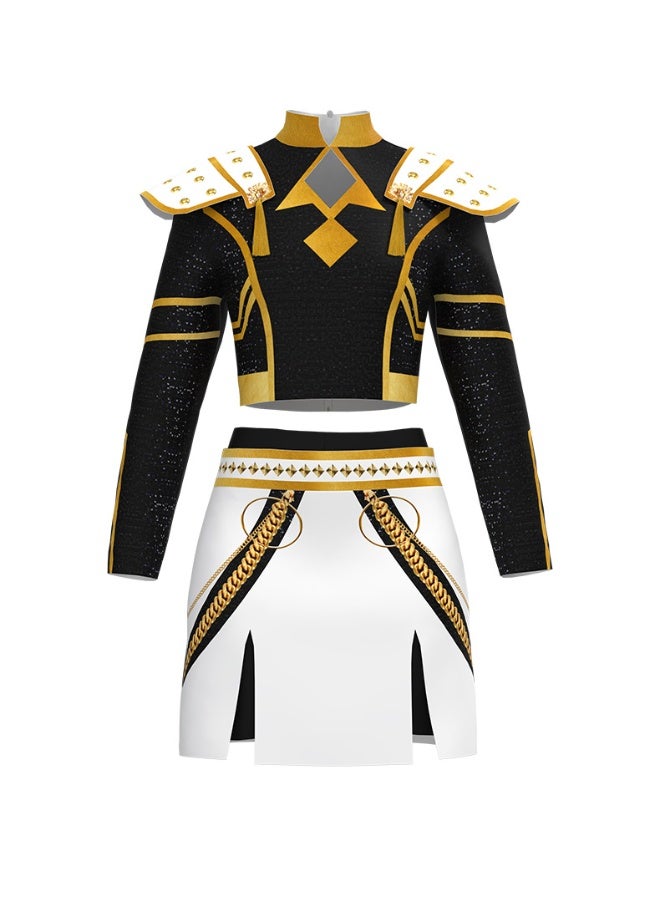 general KPop Demon Hunters Anime Pop Singer Performance Costume Zoey Cute Cosplay Costume - Image 1