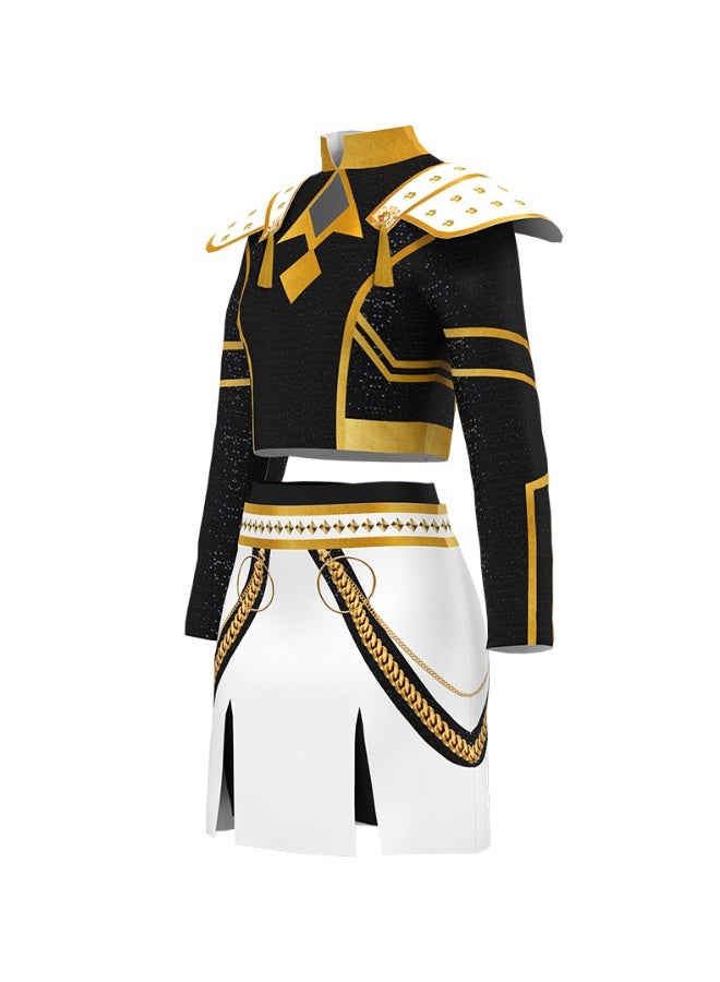 general KPop Demon Hunters Anime Pop Singer Performance Costume Zoey Cute Cosplay Costume - Image 2