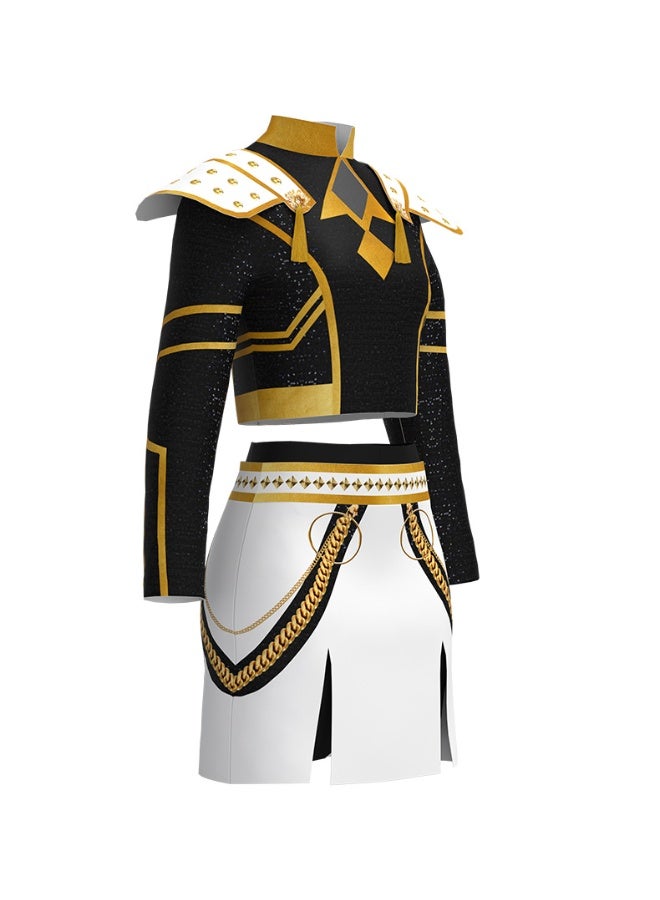 general KPop Demon Hunters Anime Pop Singer Performance Costume Zoey Cute Cosplay Costume - Image 3