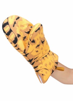 NIBEMINENT Oven Mitts, Heat Resistant Gloves, Kitten Cat Paw Design, Thick Cotton Lining, Cooking Baking Potholder for Microwave Gloves BBQ Grilling Kitchen Tool Home Decor (Cat)  - Image 4