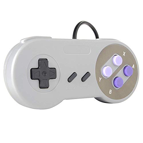 JTEEY 2 Packs USB Controller for Super NES SNES, USB Famicom Controller Joypad Gamepad for Laptop Computer Windows PC/MAC/Raspberry Pi - Image 3