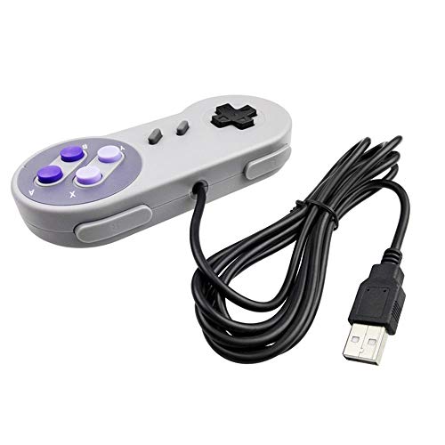 JTEEY 2 Packs USB Controller for Super NES SNES, USB Famicom Controller Joypad Gamepad for Laptop Computer Windows PC/MAC/Raspberry Pi - Image 2