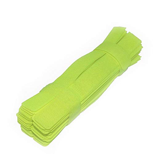 Pasow 50pcs Cable Ties Reusable Fastening Wire Organizer Cord Rope Holder 7 Inch (Green) - Image 1