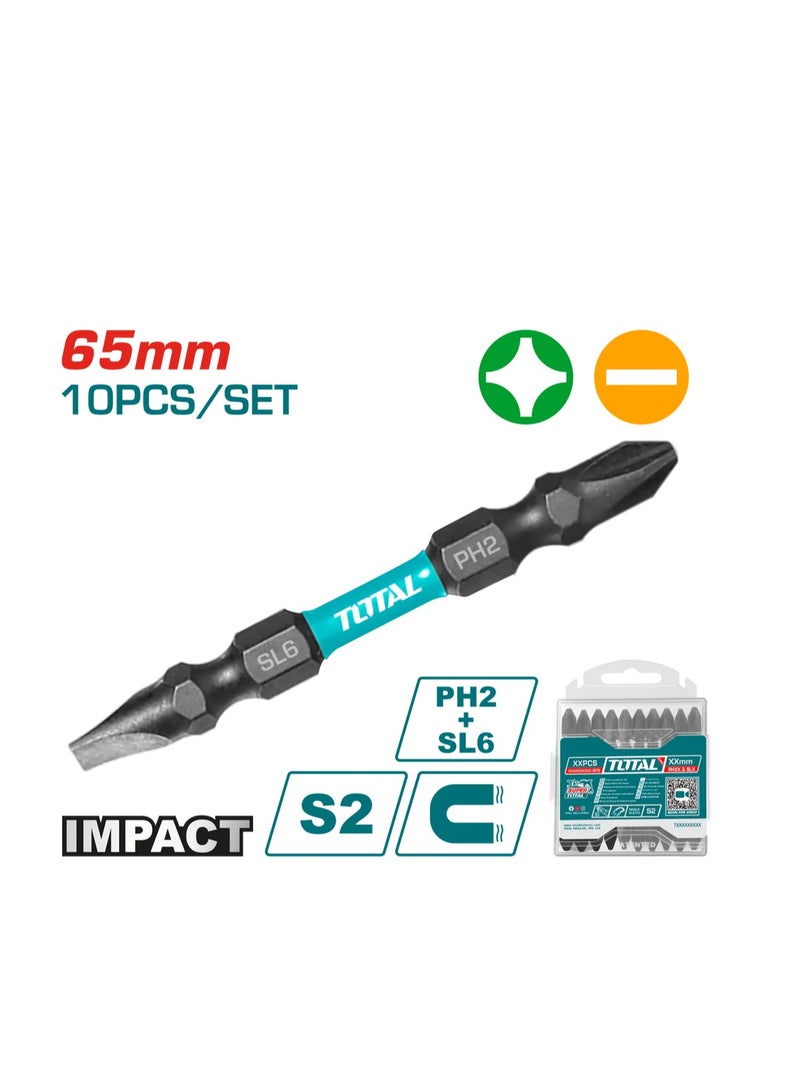 توتال سن مفك  2 × 50 تصادمي / توتال-TACIM16PH223