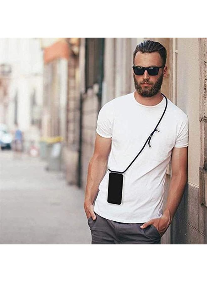 إيروريكس جرابات مع حزام حبل سلسلة لهاتف Iphone 12 Pro جراب هاتف محمول قلادة كروس بودي أنيقة حامل تعليق لهاتف Iphone 12 12 Pro سهل الحمل مصد هاتف كروس بودي - Image 5