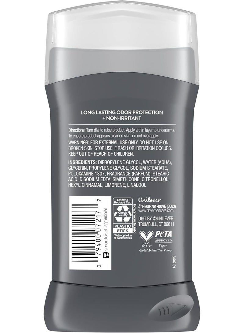 دوف من+كير مزيل عرق دوف مين + كير للرجال مع حماية من العرق والرائحة لمدة 72 ساعة، مزيل عرق منعش للغاية، مُصمم بفيتامين إي ومرطب ثلاثي المفعول، 85 جرام - Image 3