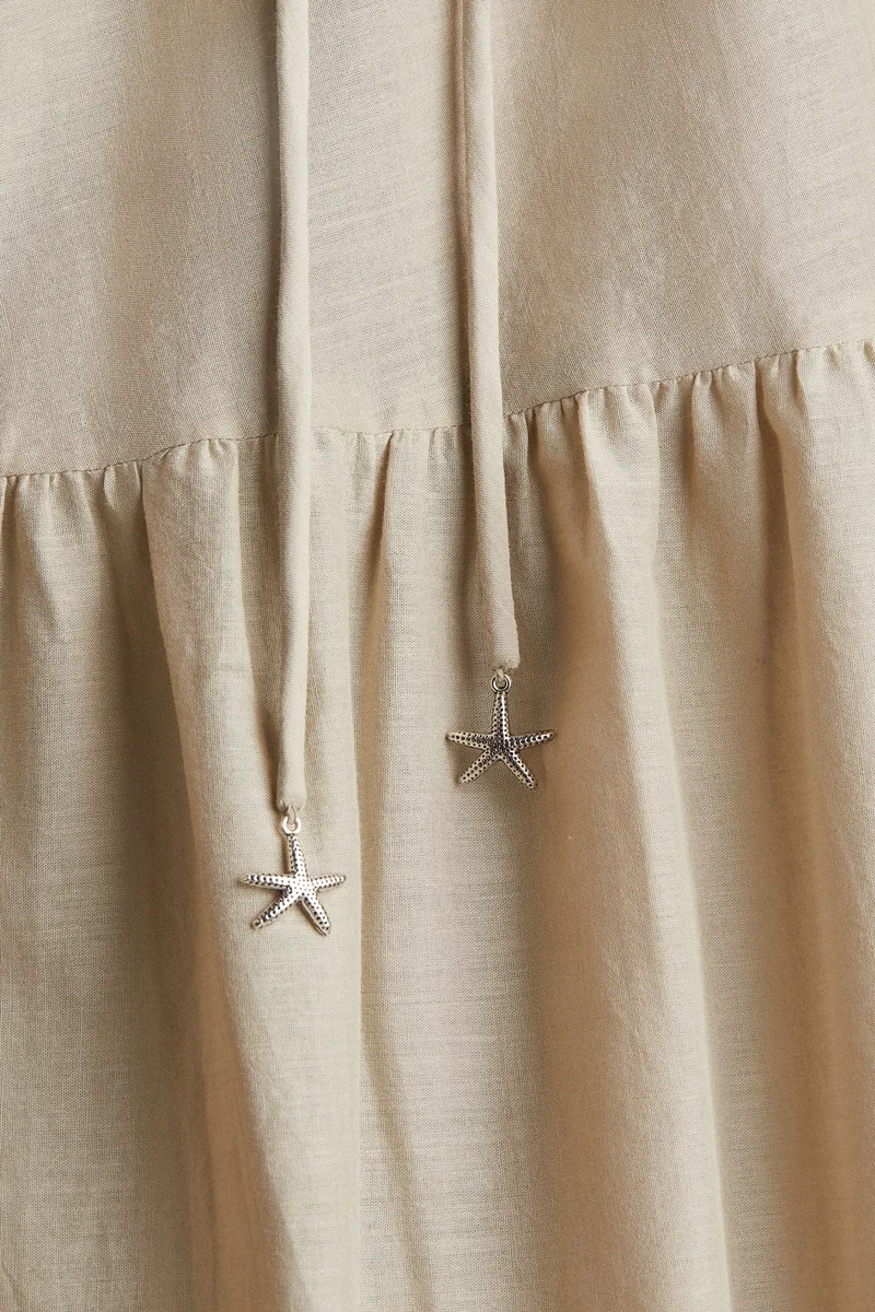 H&M Tiered tie-strap dress