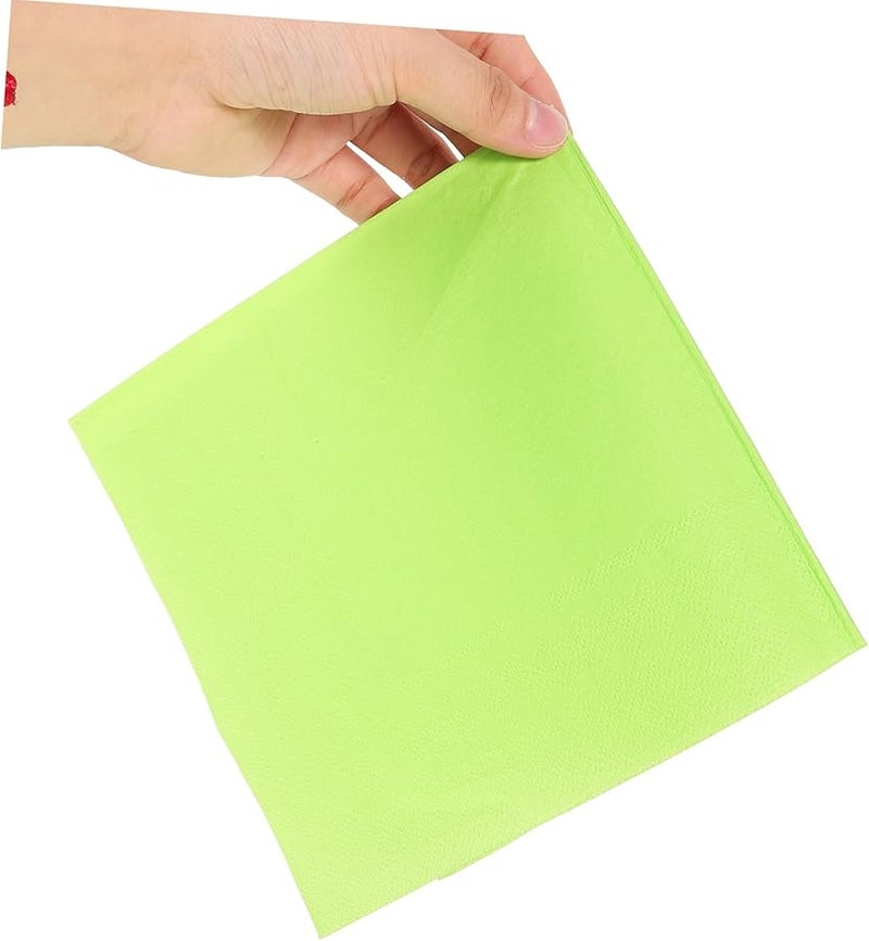 20 قطعة مناديل ورقية سميكة ذات لون صلب للاستخدام لمرة واحدة لحفلات الزفاف وحفلات أعياد الميلاد والمناسبات الخاصة - Image 4