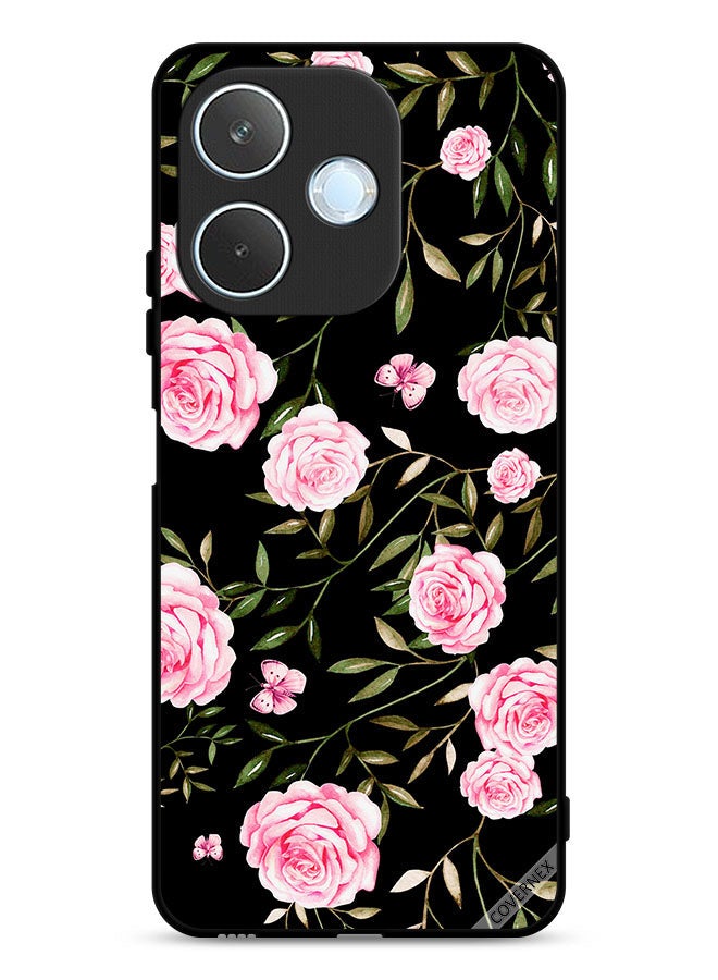 Covernex Oppo A5 Pro Protective Case Cover Rose In Bunches Of Small Leaves - Image 1