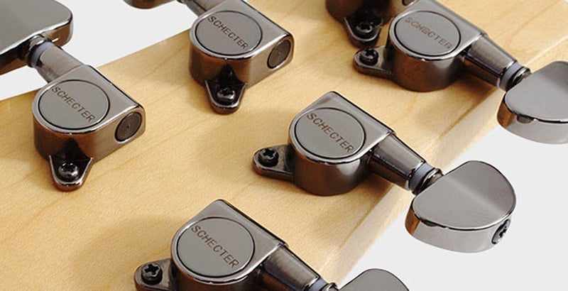 Schecter جيتار كهربائي شيكتر 3800 C1 FR SGR - أسود - Image 4