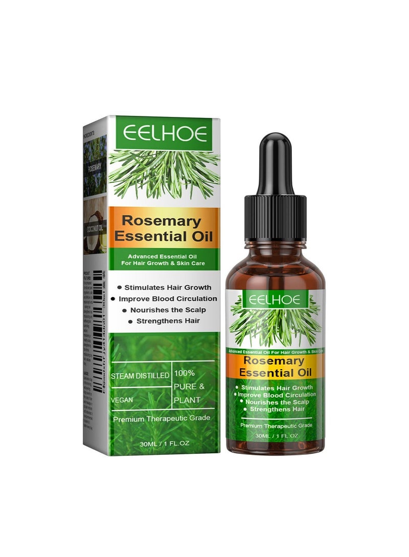 EELHOE Pure Rosemary Essential Oil Hair Regrowth 30ml - Image 2