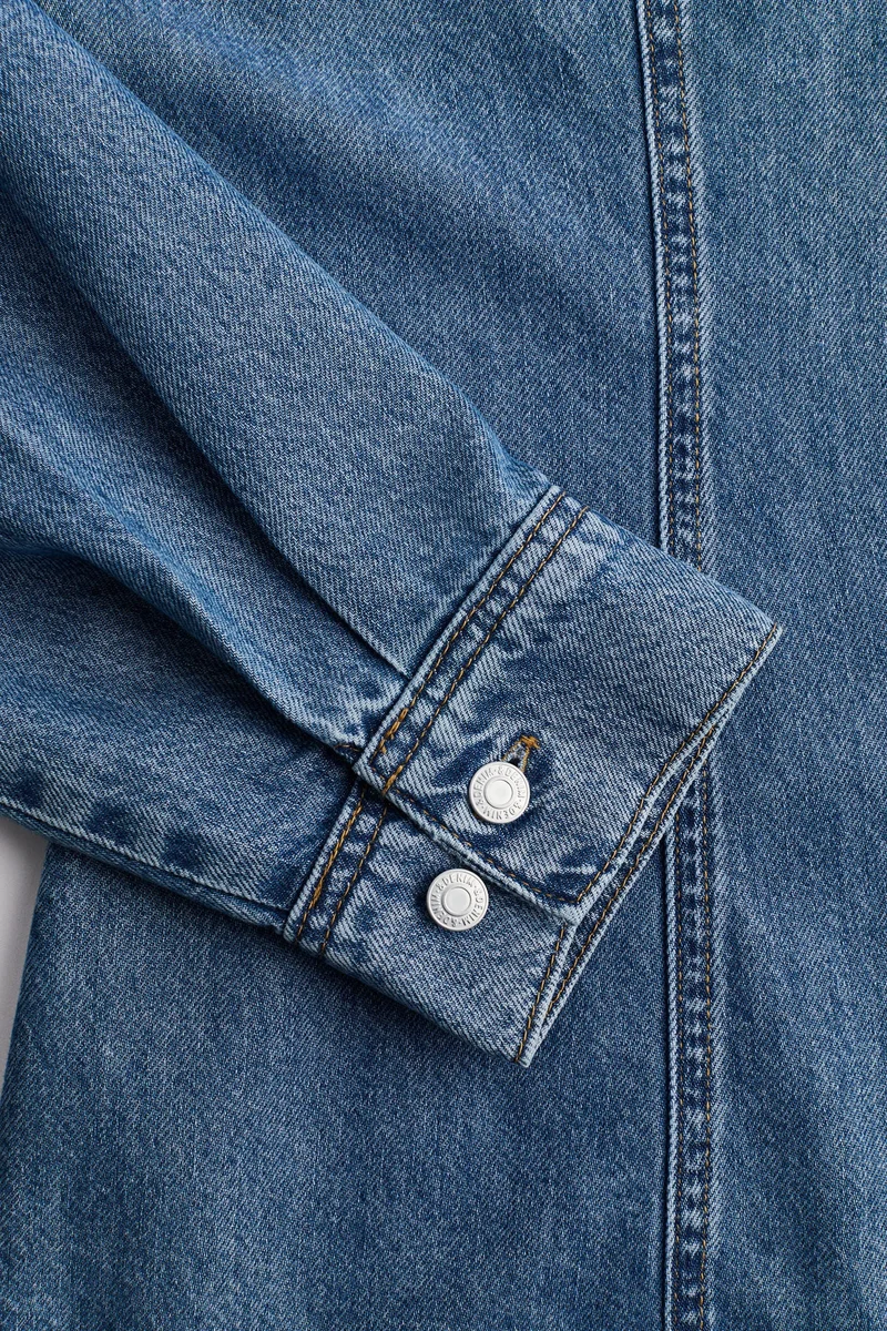 اتش اند ام قميص دنيم