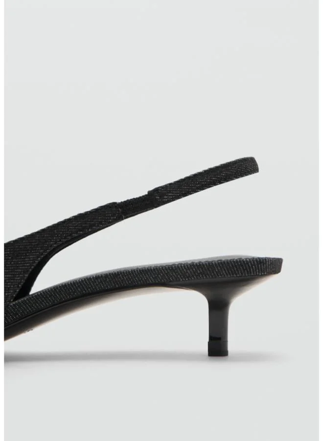 MANGO  Slingback denim shoes with buckle for Women | Best Price UAE