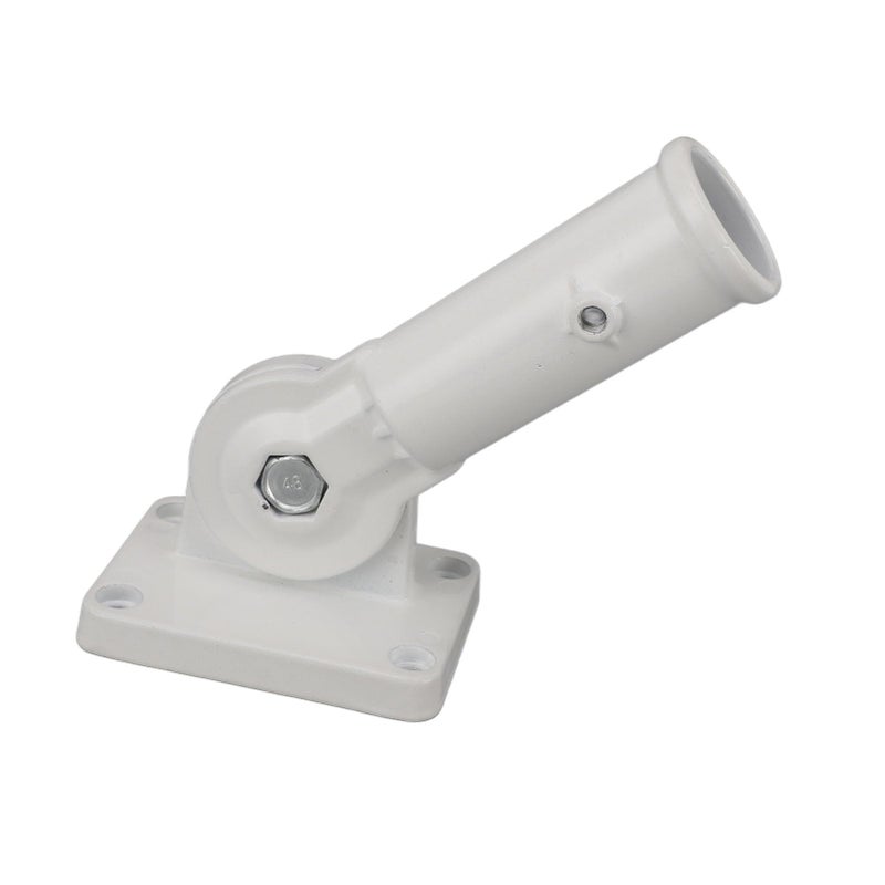 Adjustable Metal Flagpole Bracket Wall Mount 180 Degree Multi Position for Outdoor Use - Image 5