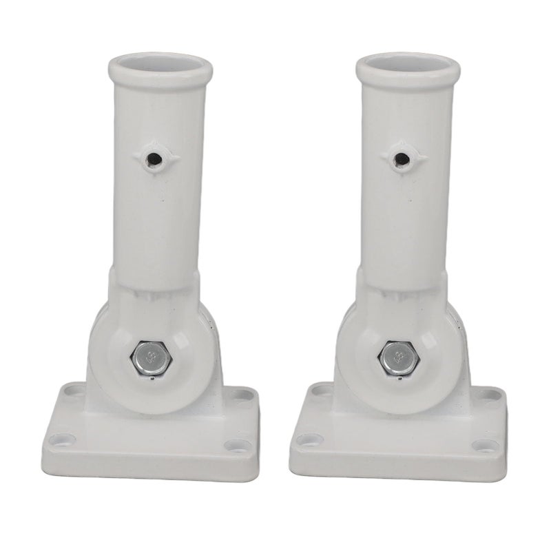 Adjustable Metal Flagpole Bracket Wall Mount 180 Degree Multi Position for Outdoor Use - Image 3