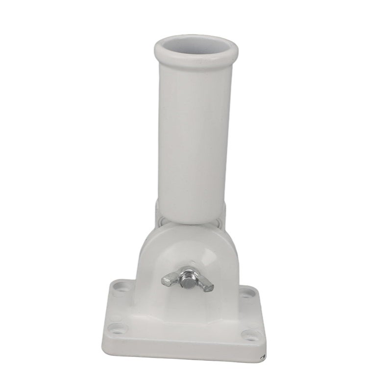 Adjustable Metal Flagpole Bracket Wall Mount 180 Degree Multi Position for Outdoor Use - Image 4