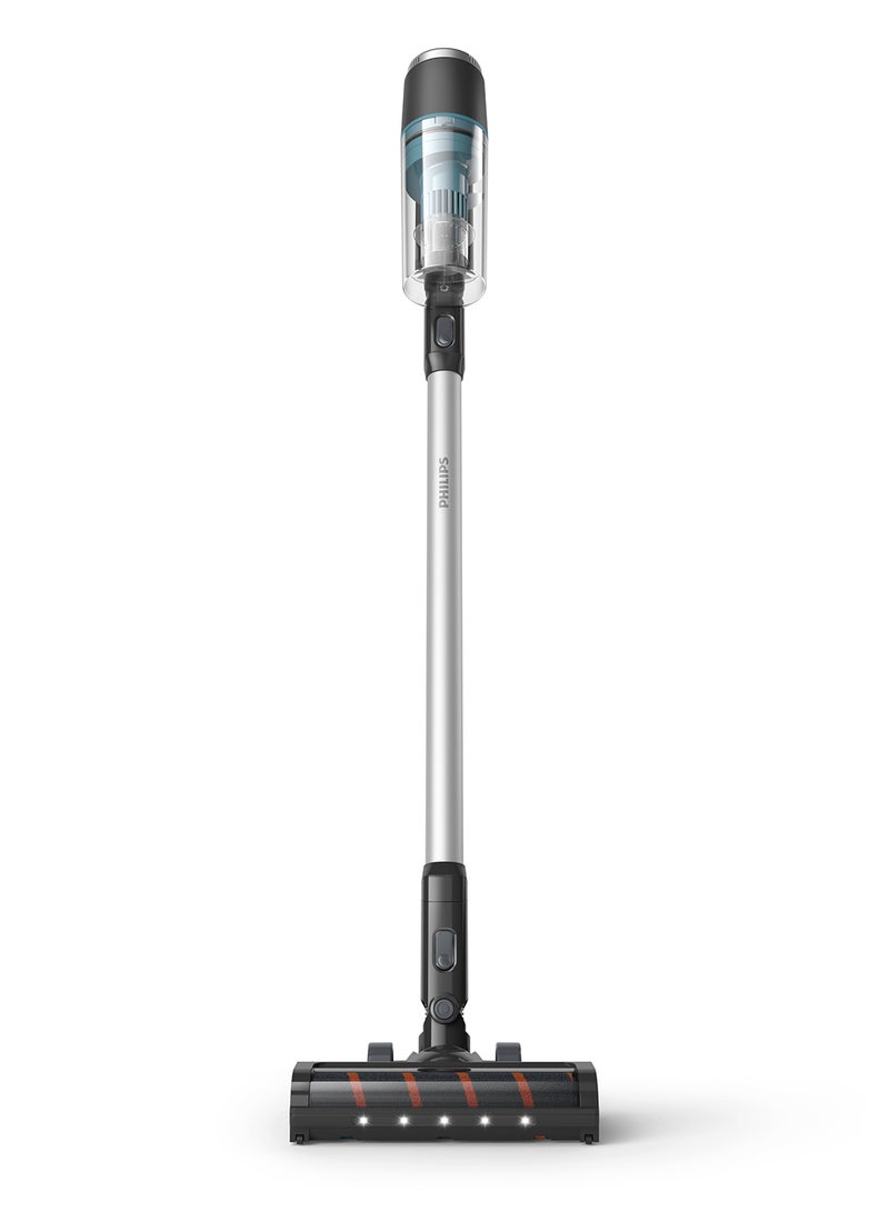Philips Cordless Vacuum 3000 Series - Up to 60 mins Runtime, LED Nozzle, Handheld Vacuum, PowerCyclone 8, Digital Motor with 2 years Warranty -Misty dawn 200 W XC3031/61 Black - Image 3