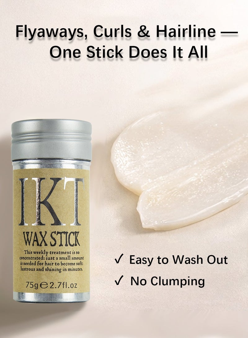 IKT Hair Wax Stick, Strong Hold, Non-Greasy Styling Wax Stick for Flyaways, Edges, and Frizz - Image 4