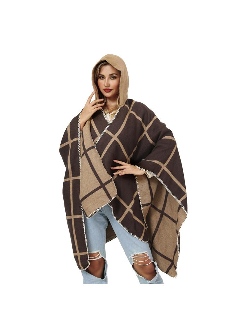 Y&D 130*150cmBorder Floral Hooded Cloak Warm Outdoor Camping Travel Gale Desert Blanket  - Image 3