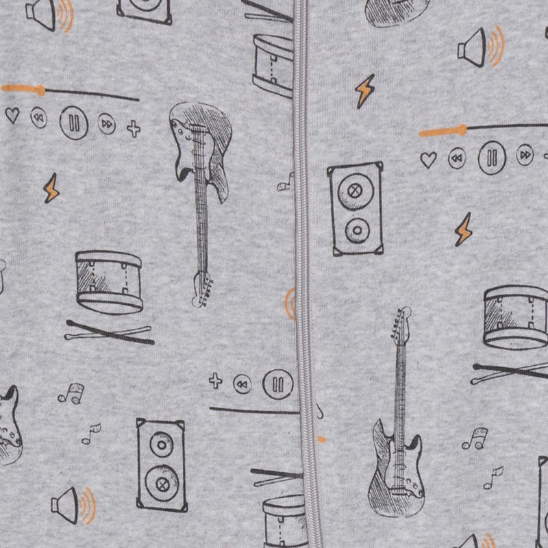 Gerber Baby-Boys 3-Pack Snug Fit Footless One-Piece Cotton Pajamas, Music, 12 Months - Image 5