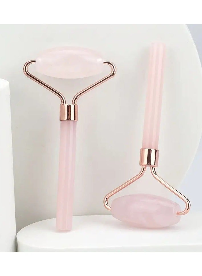 ديرما رولر 1 قطعة أسطوانة تدليك الوجه الطبيعية الورد الكوارتز أداة تدليك كريستال مع مقبض الاكريليك تشديد الوجه الاسترخاء المزاج تشديد الجسم الرقبة الجلد التجميل أسطوانة تدليك أداة العناية بالبشرة رأس واحد - Image 5