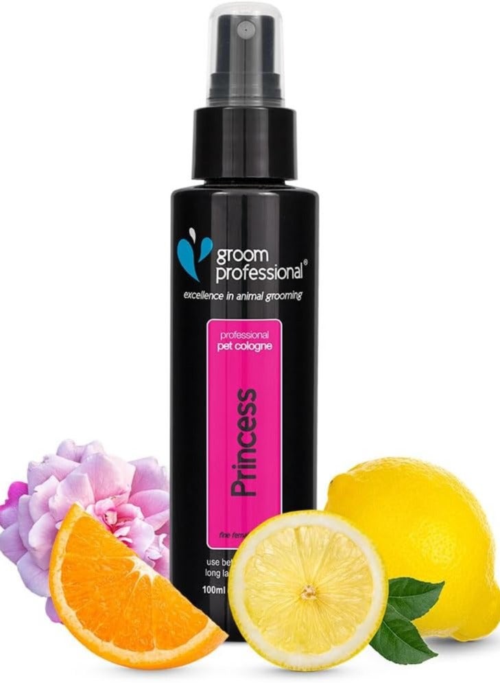 Groom Professional Princess Dog Perfume - Dog Perfume Spray - Fresh Fragrance Spray for Dogs Against Odour - Dog Perfume for Female Dogs - Contains Chamomile Extracts to Soothe Skin, 100 ml - Image 1