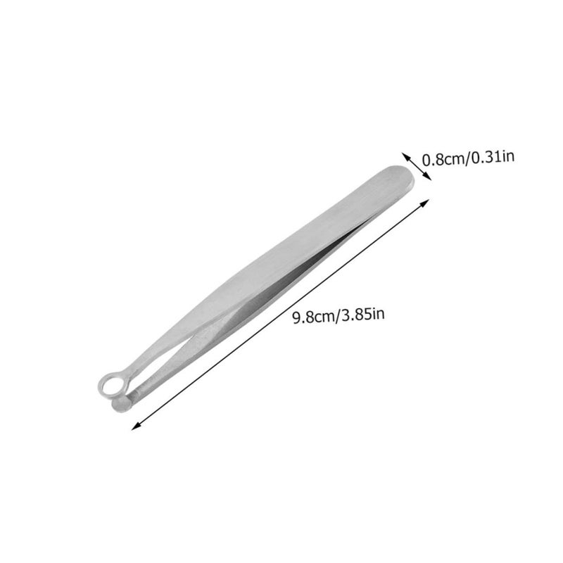 Stainless Steel Nose Hair Trimmer Round Tip Precision Cutter For Men And Women Grooming - Image 3