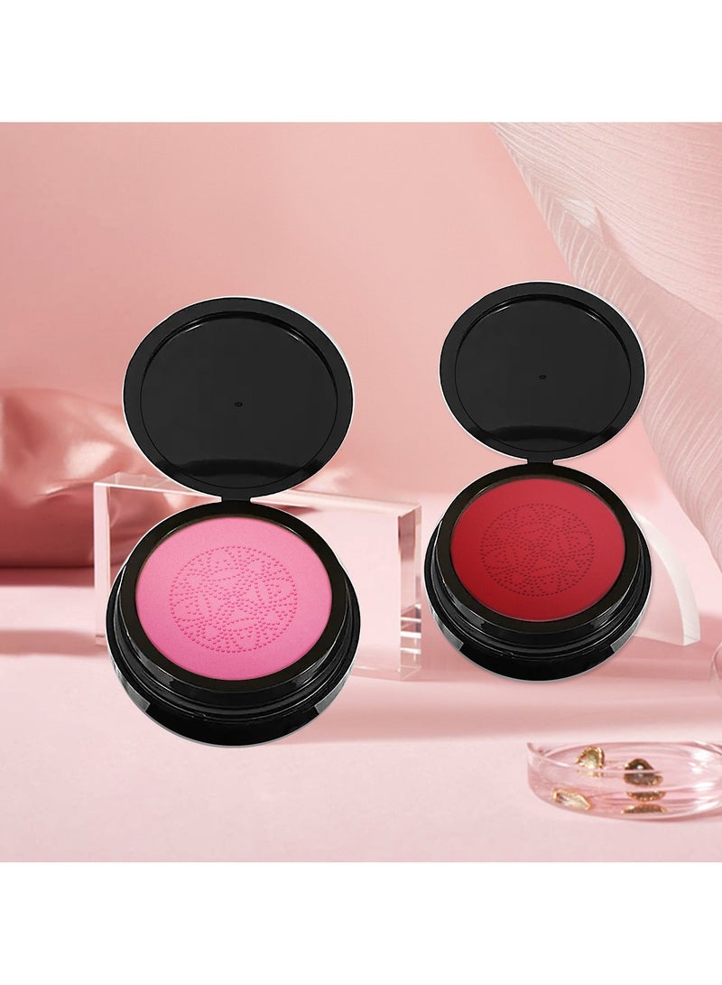 OSYA 2 COLOR AIR CUSHION BLUSHER SET,Natural Blusher for Cheeks, Highly Pigmented Blush Makeup Easy to Blend Makeup Blushin,BLUSHER SET - Image 1