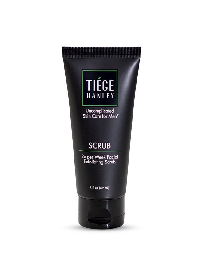 tiege hanley Exfoliating Face Wash for Men, 2 Oz - Gentle Face Scrub for Deep Pore Cleansing, Detoxifies & Removes Dead Skin Cells - Refreshing Facial Exfoliator for Dry or Sensitive Skin - Image 1