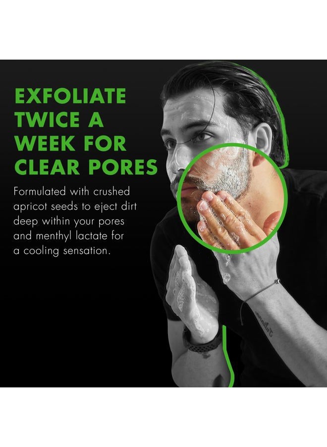 tiege hanley Exfoliating Face Wash for Men, 2 Oz - Gentle Face Scrub for Deep Pore Cleansing, Detoxifies & Removes Dead Skin Cells - Refreshing Facial Exfoliator for Dry or Sensitive Skin - Image 3