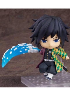 General Anime Demon Slayer Kimetsu no Yaiba Tomioka Giyuu Figure Q Ver. Doll Water Breath 1408 Model Display Anime Action Figure Toys Collection Gift  - Image 4