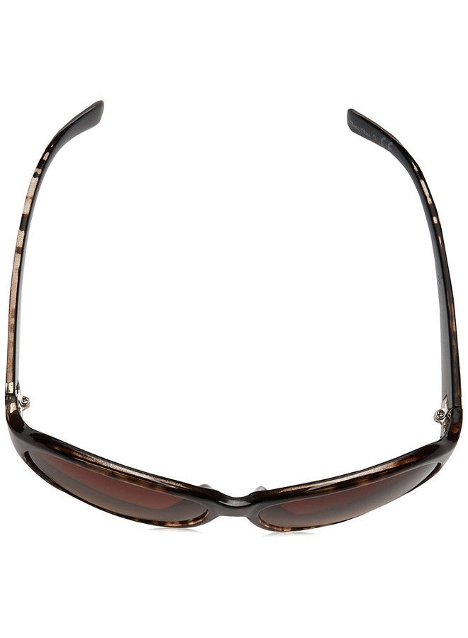 NINE WEST نظارات شمسية محظوظة للنساء بشكل بيضاوي 55 مم - Image 4