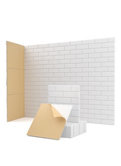 Soundproof Wall Panels, Acoustic Panels Sound Absorbing Self-Adhesive Sound Proof Panels for Walls, Brick Sound Proof Foam Panels for Wall Decoration, Gaming Room, Polyester Fiber Material (12 Pack)