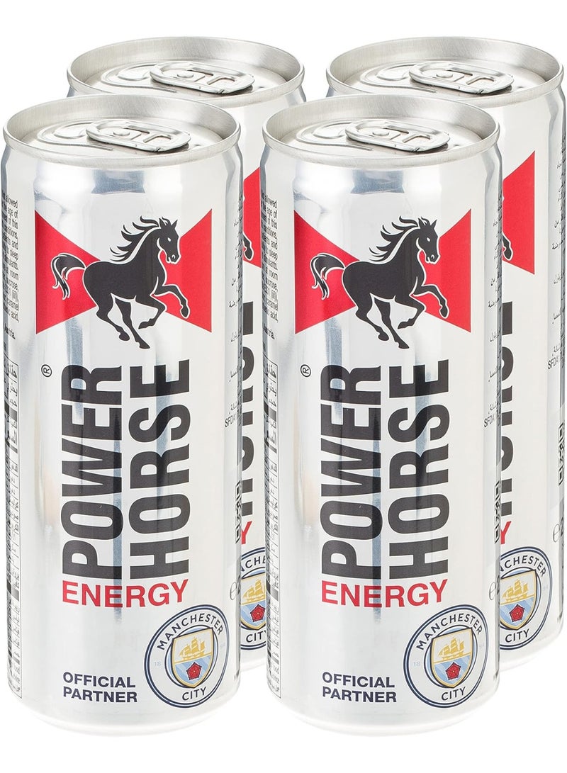 POWER HORSE Energy Drink - Classic Flavor - 4 x 250ml Pack - Image 1