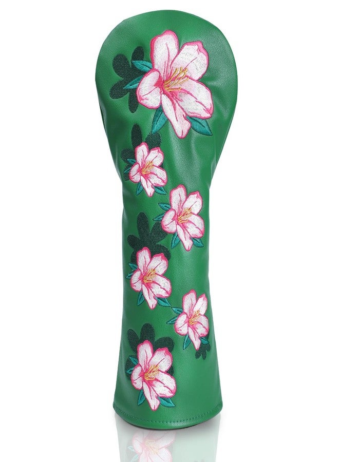 Acebirdie Golf Club Head Covers for Driver Covers, Fairway Wood Cover, Hybrid Head Cover, Funny Premium Leather Azalea Golf Headcovers Fits Most of Golf Club Cover (for Driver(1pcs)) - Image 1