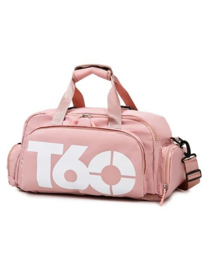 شنطة رياضية متعددة الاستخدامات، حقيبة سفر مع جيب للأحذية و جيب للملابس المبلل، سوستة توسيع، مقاومة للماء، للجنسين - Image 3