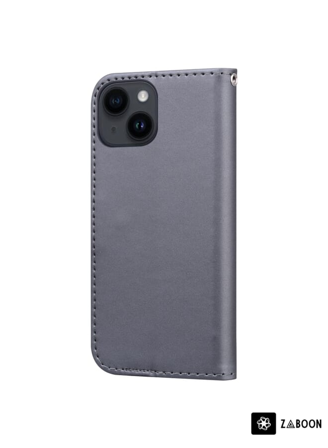 Zaboon Protective Case For iPhone 12 mini Cartoon Buckle Horizontal Flip Leather - Image 3