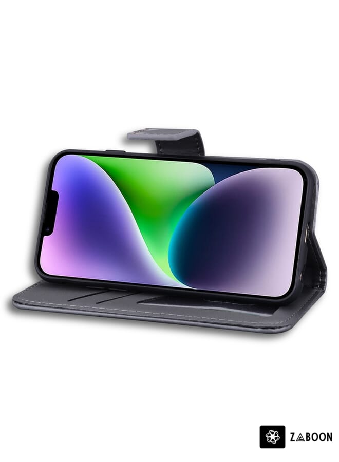 Zaboon Protective Case For iPhone 12 mini Cartoon Buckle Horizontal Flip Leather - Image 5