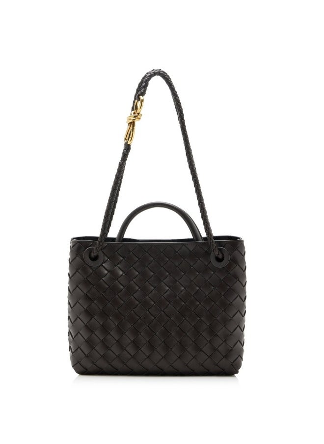 BOTTEGA Veneta Small Andiamo Parachute Bag in Intrecciato Leather Women Underarm Shoulder Bag Cute Satchels Crossbody Purse Top-Handle Tote Handbag  - Image 1