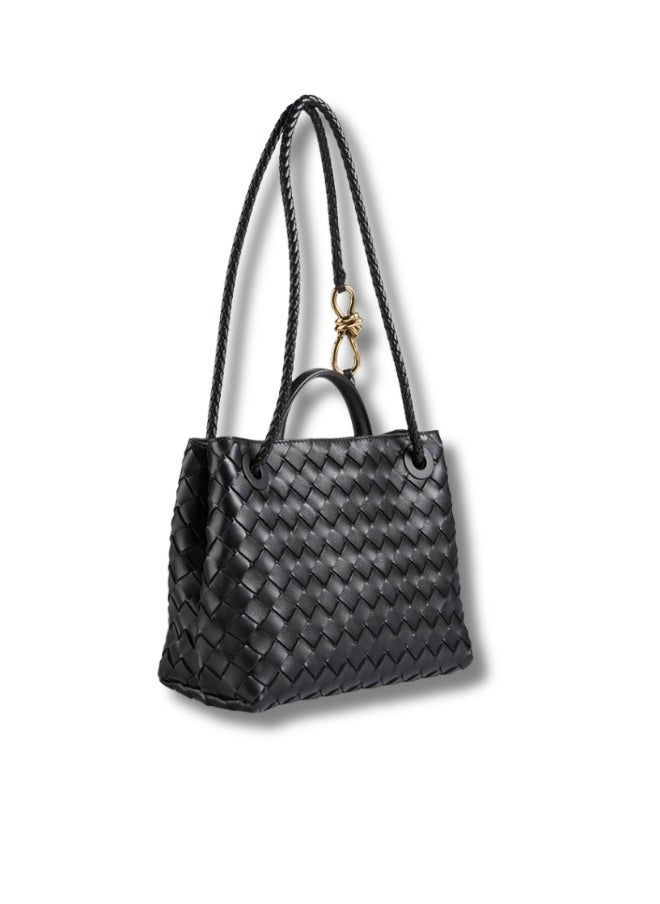 BOTTEGA Veneta Small Andiamo Parachute Bag in Intrecciato Leather Women Underarm Shoulder Bag Cute Satchels Crossbody Purse Top-Handle Tote Handbag  - Image 2