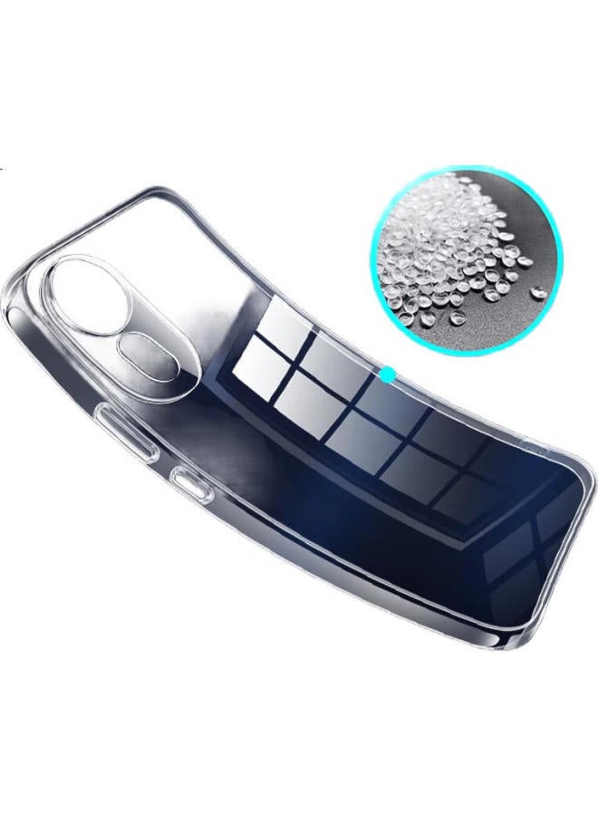 Freeson Slim Full Protection Anti-Drop Clear Tpu Soft Case For Huawei Hi Nova 12 Se, With Ring Holder And Lanyard, Transparent - Image 2