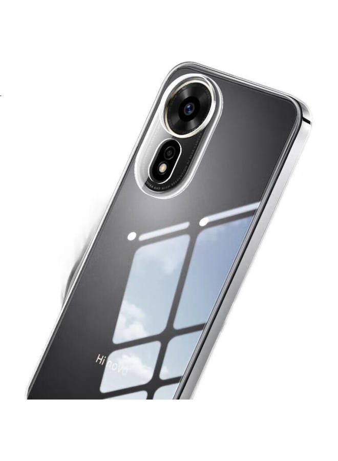 Freeson Slim Full Protection Anti-Drop Clear Tpu Soft Case For Huawei Hi Nova 12 Se, With Ring Holder And Lanyard, Transparent - Image 3