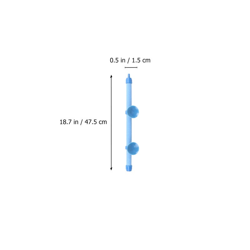 1pc PE Fish Aquarium Air Stone Tube with Cup Tubes Caps ( ) - Image 5