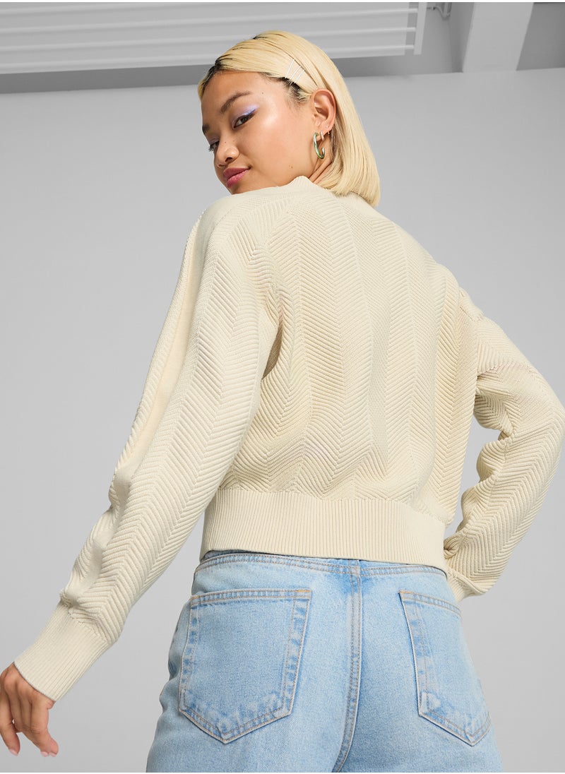 PUMA T7 Knitted Sweatshirt  - Image 2