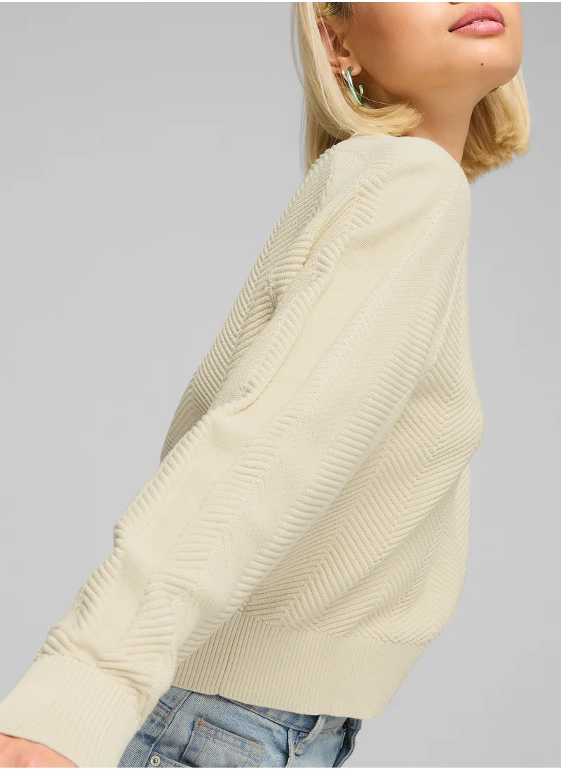 بوما T7 Knitted Sweatshirt
