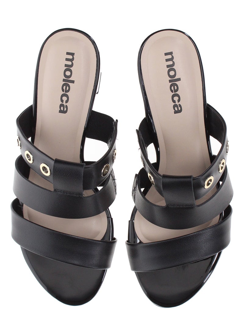 Moleca Women’s Heel Sandals – Stylish Slip-On Mid Heel Sandals for Casual Wear, Parties & Everyday Comfort - Image 5