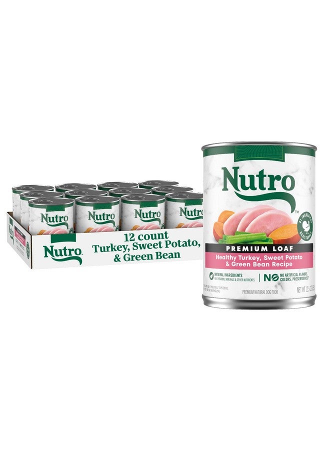 Nutro Natural Choice Premium Loaf Adult Wet Dog Food Turkey Recipe 12.5 oz. Cans (12 Count, Pack of 1) - Image 1