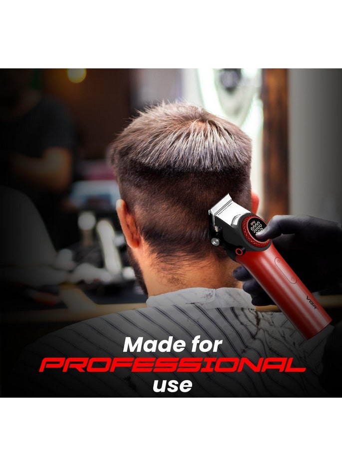 في جي آر VGR Hair Clipper V-001 Professional High Speed ​​Shaver for Men - 9000 RPM, 300 Minutes Run Time - Image 5