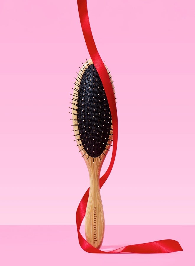 كولوربروف مجموعة هدايا ترطيب الشعر المقاومة للألوان والتي لا تتلاشى: شامبو وبلسم مرطبان بحجم 240 مل + بلسم للشعر المبلل بحجم 60 مل + فرشاة لفك التشابك - Image 3