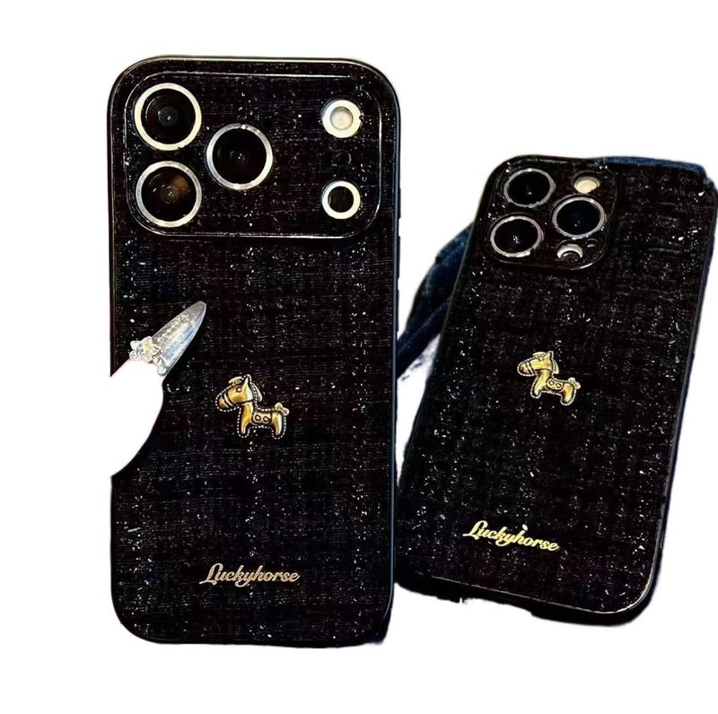 غطاء واقي بسيليكون لـ iPhone 15 / 15 Plus / 15 Pro / 15 Pro Max باللون أسود مضاد للانزلاق من السيليكون مع تغطية كاملة وقبضة مضادة للانزلاق مع مقاوم للصدمات مع حماية من السقوط - Image 4